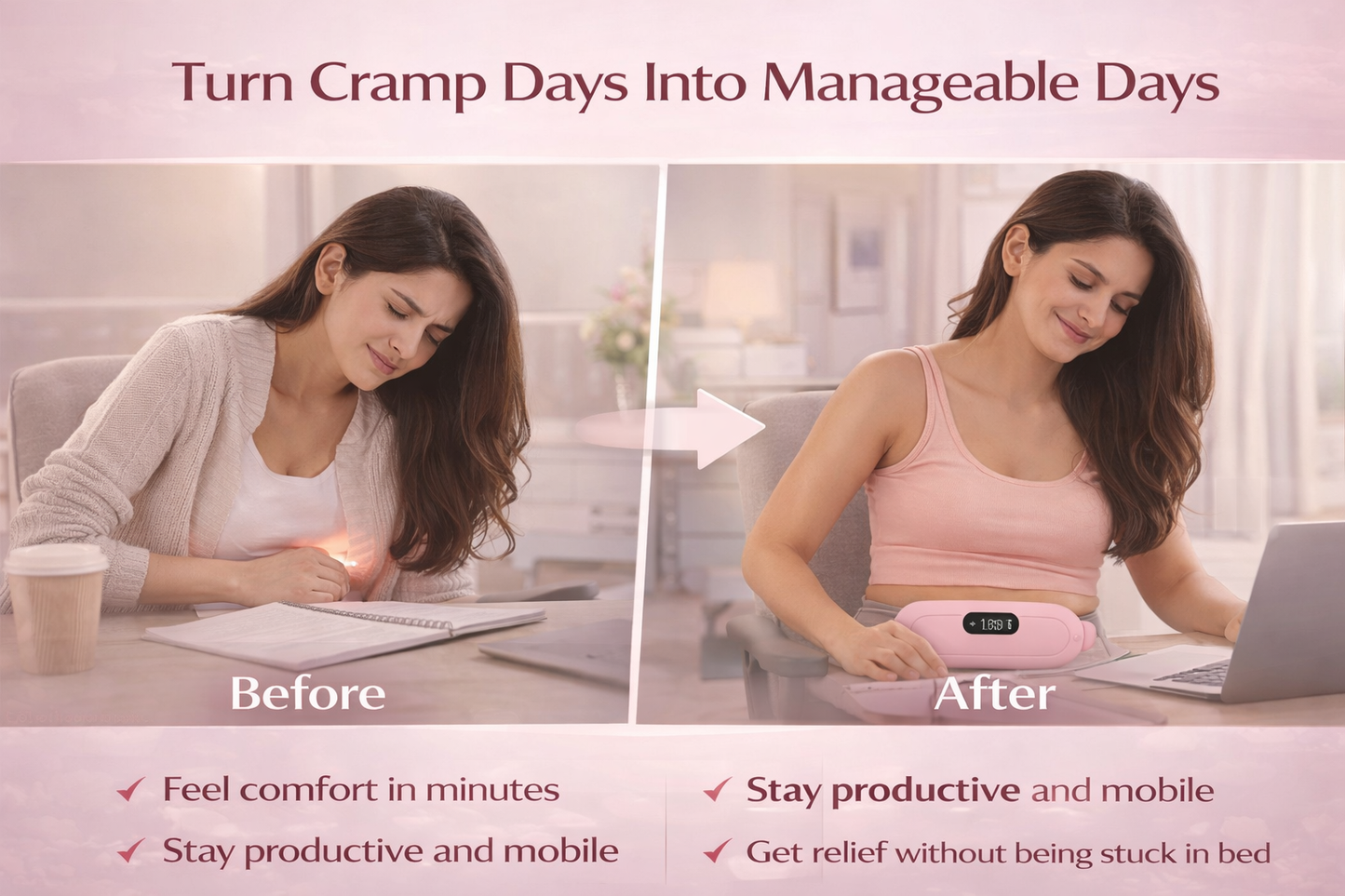 HeroHeat Period Relief Massager