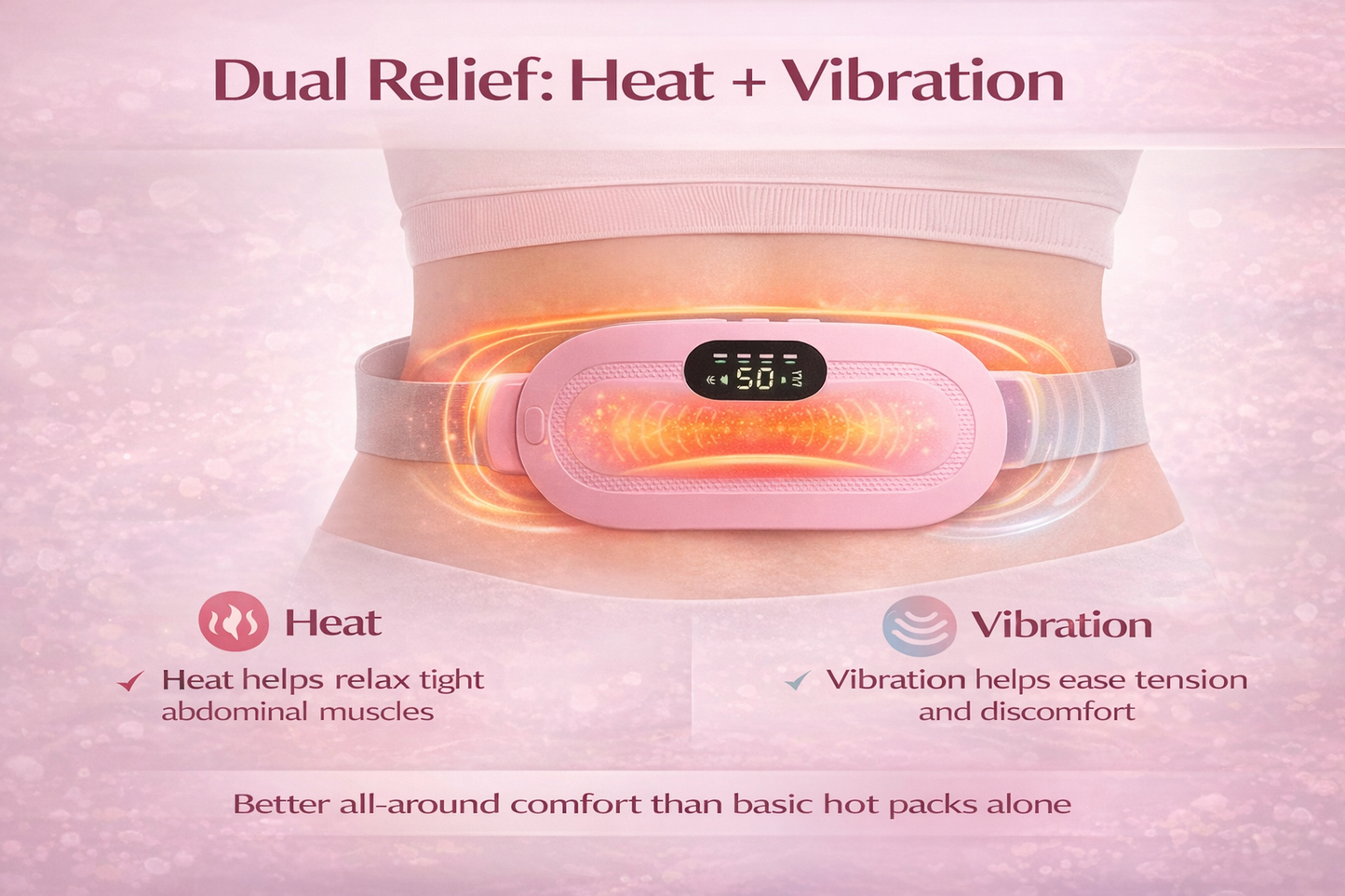 HeroHeat Period Relief Massager