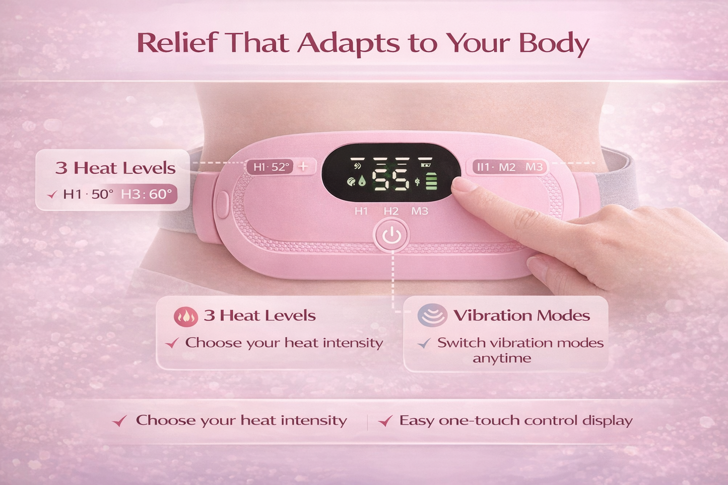 HeroHeat Period Relief Massager
